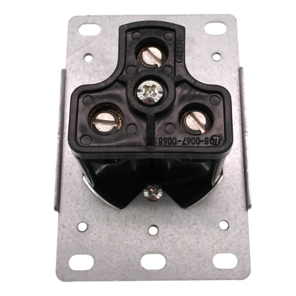 Pass & Seymour 3802 Flush Receptacle, 30 Amp, 125 VAC