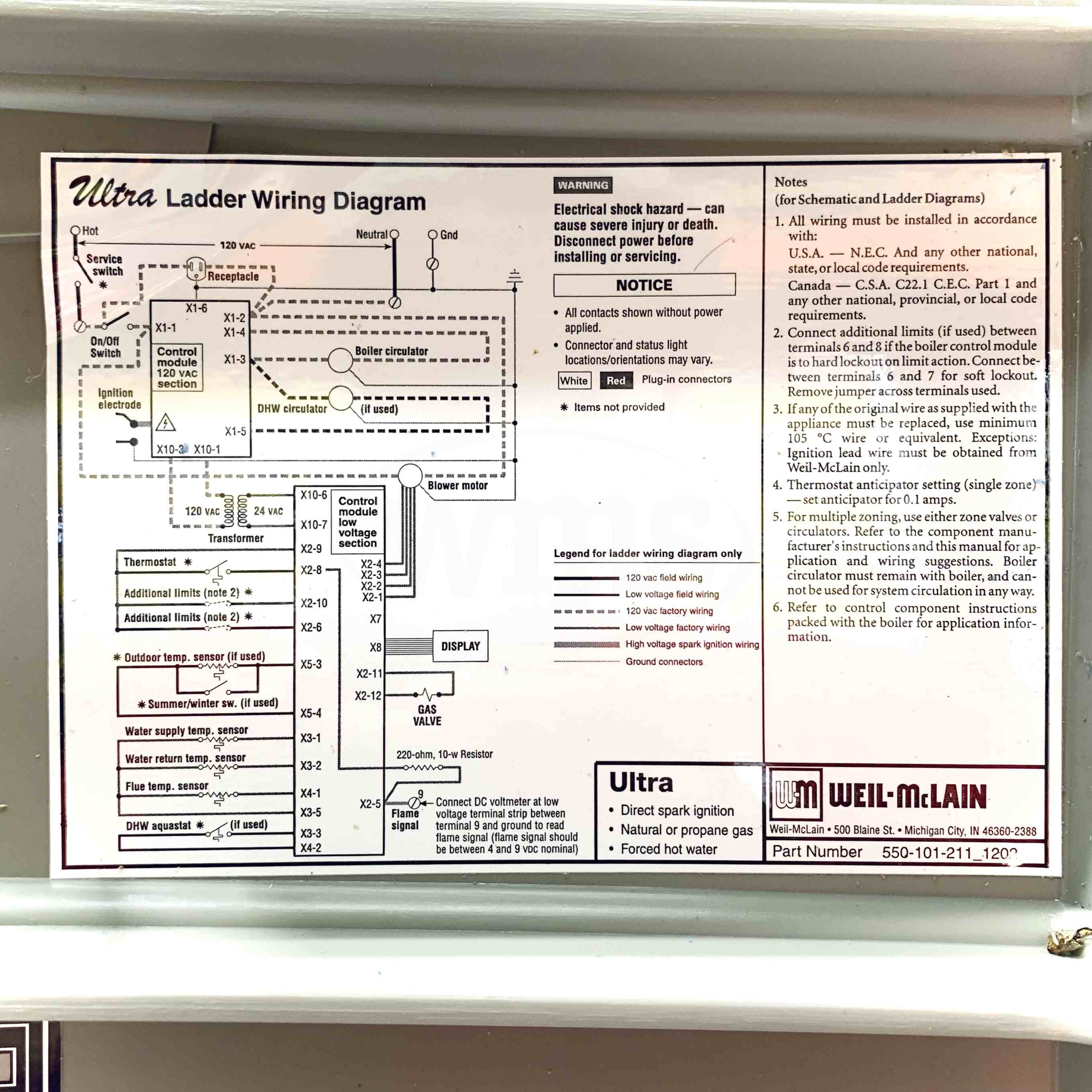 383500135 Weil-McLain Jacket Front Door