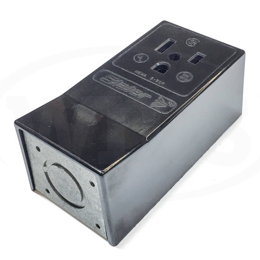 3851 Slater Power Outlet, 50A 3-Wire, 2-Pole