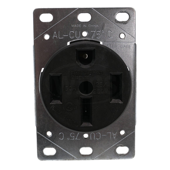 3864 Pass and Seymour Flush Outlet 30-Amp 125-v