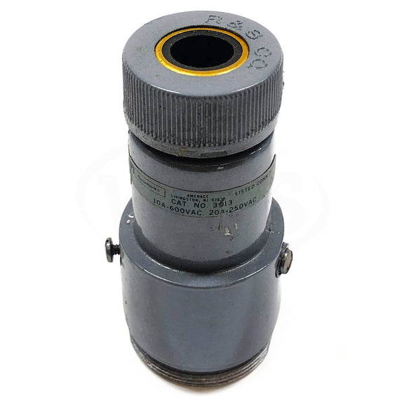 3913 Russellstoll Connector, 2-Wire, 3-Pole