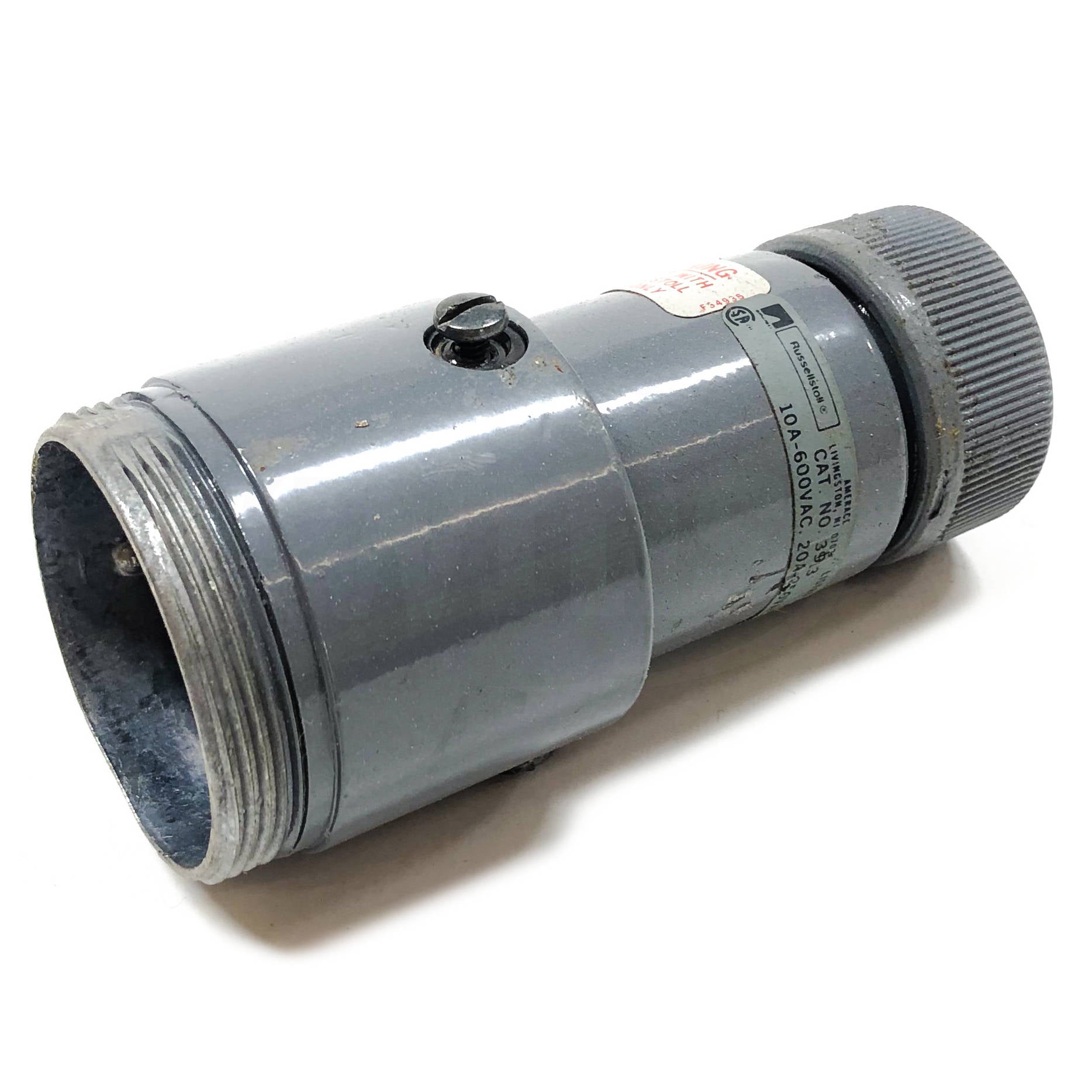3913 Russellstoll Connector, 2-Wire, 3-Pole - 0