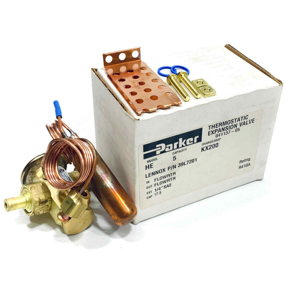 39L7201 Parker Lennox 1/4" Thermostatic Expansion Valve, HE 5 KX200