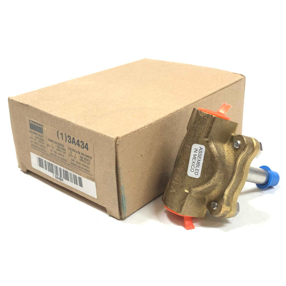 3A434 Dayton Solenoid Valve, NPTF 1/2", Port 5/8"