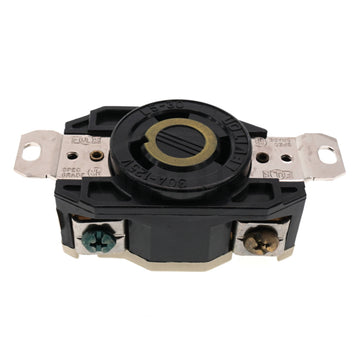 Leviton 2610 Lock Receptacle 125VAC 2 Pole 3 Wire