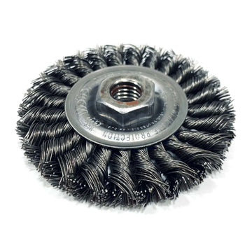13120 Weiler 4 Inch Standard Twist Knot Wire Wheel