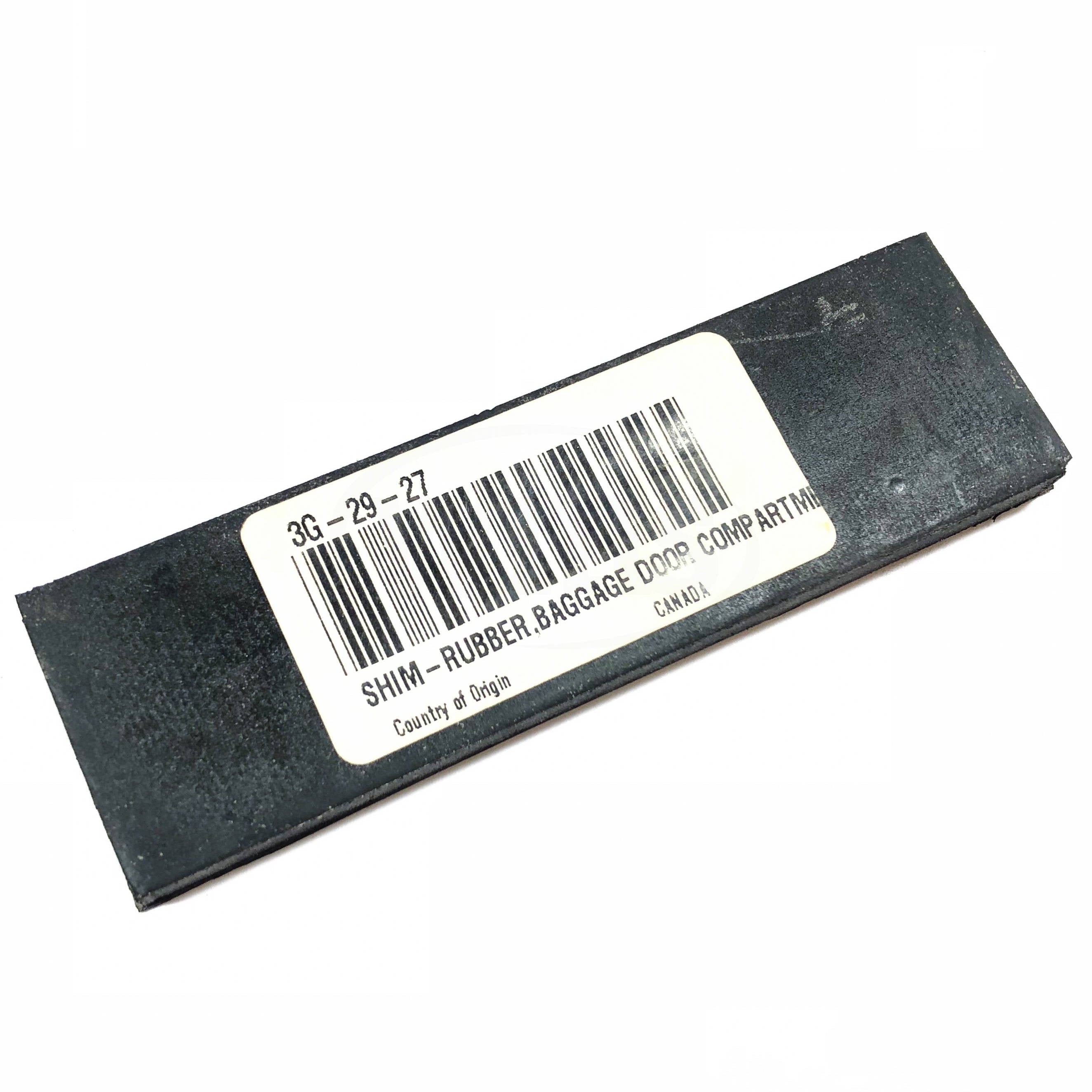 3G-29-27 MCI Rubber Shim, Baggage Door Compartment - 0