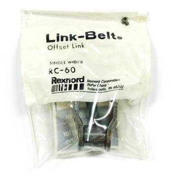 RC-60 Link Belt Single Width Offset Chain Link
