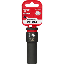49-66-6223 Milwaukee SHOCKWAVE Impact Duty 1/2"Drive 9/16" Deep 6 Point Socket