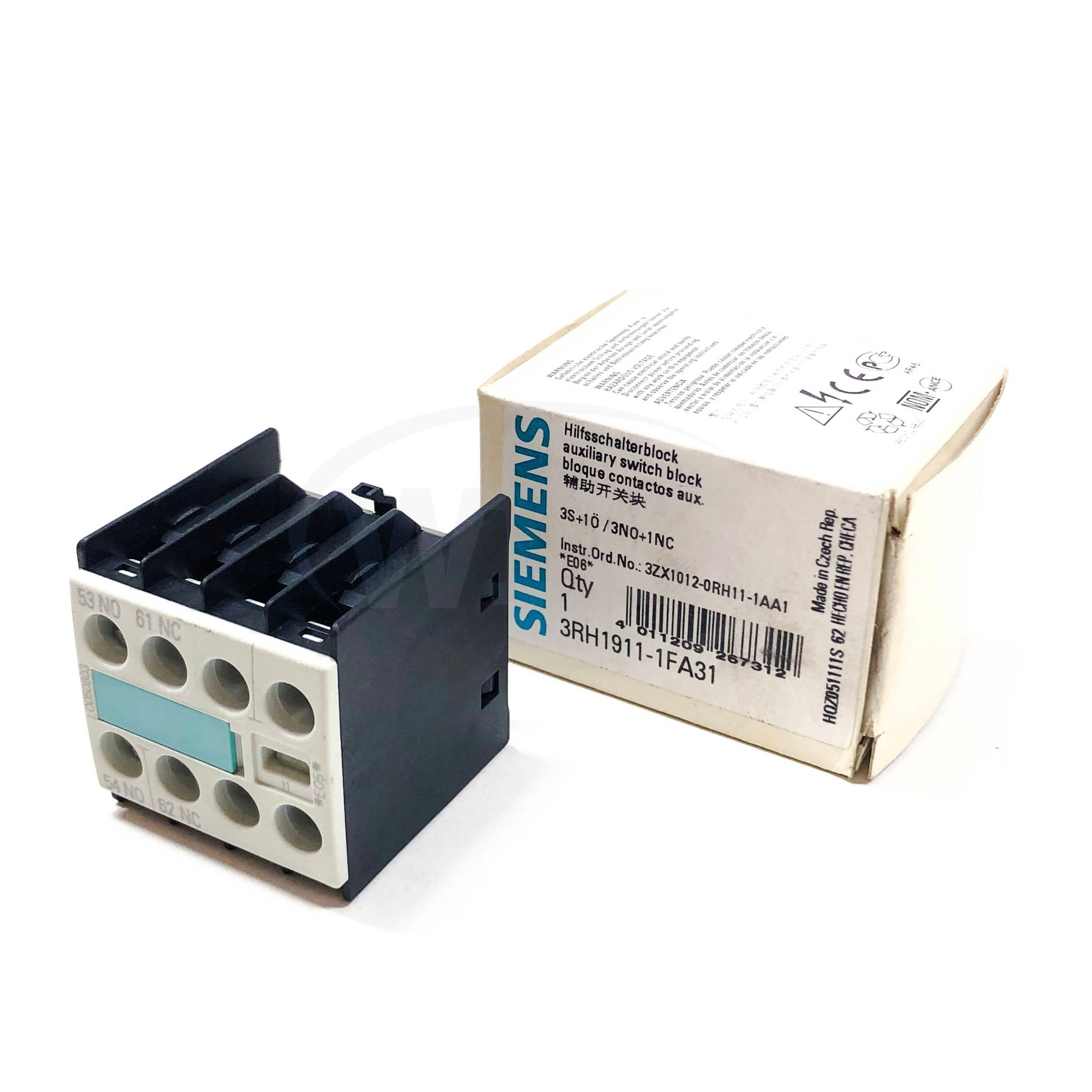 3RH1911-1FA31 Siemens Auxiliary Switch Block