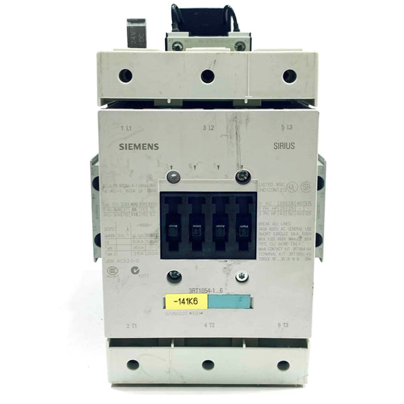 3RT1054-1NF36 Siemens Sirius Contactor, 115A, 55kW, 400V