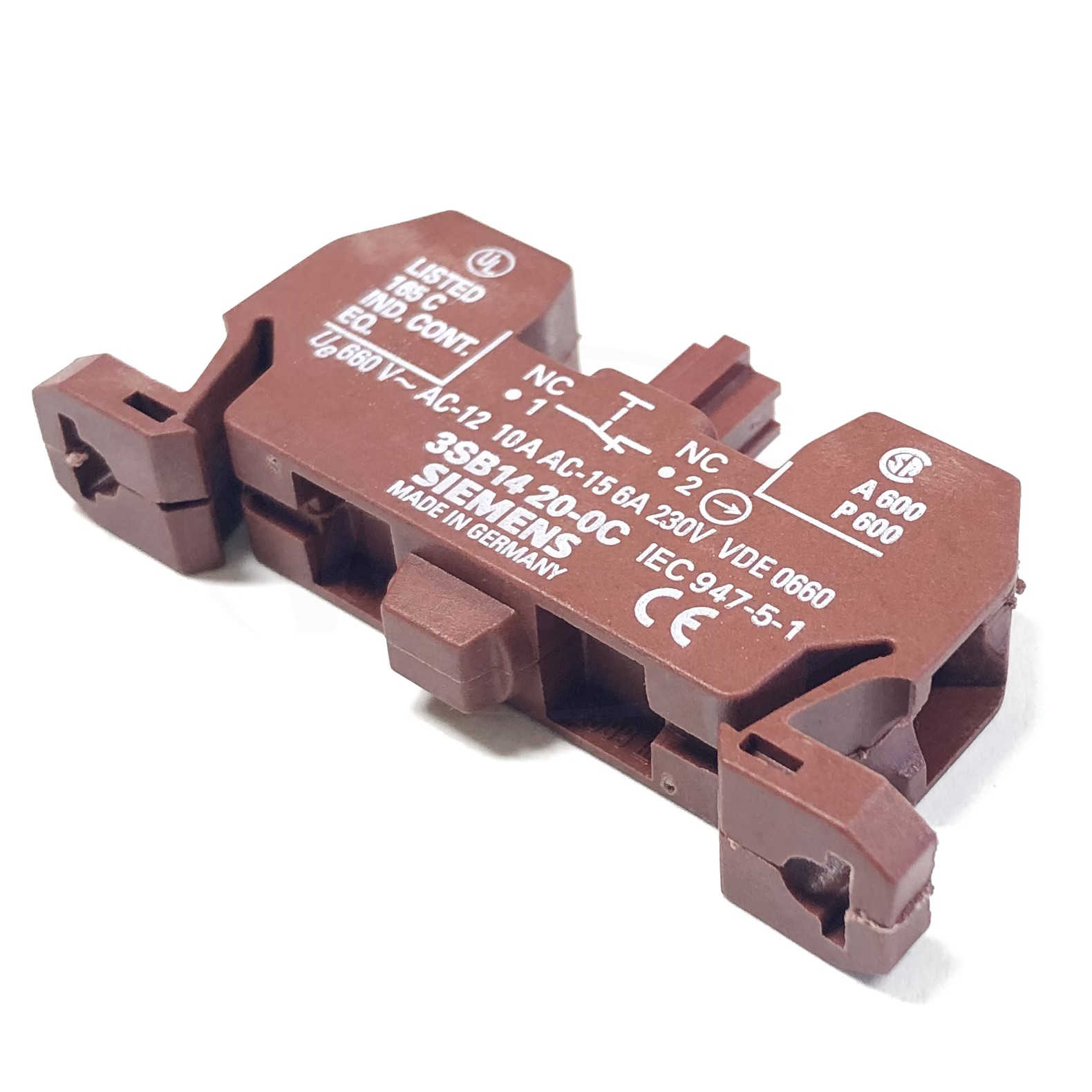 3SB1420-0C Siemens Contact Block, 10A, 230V
