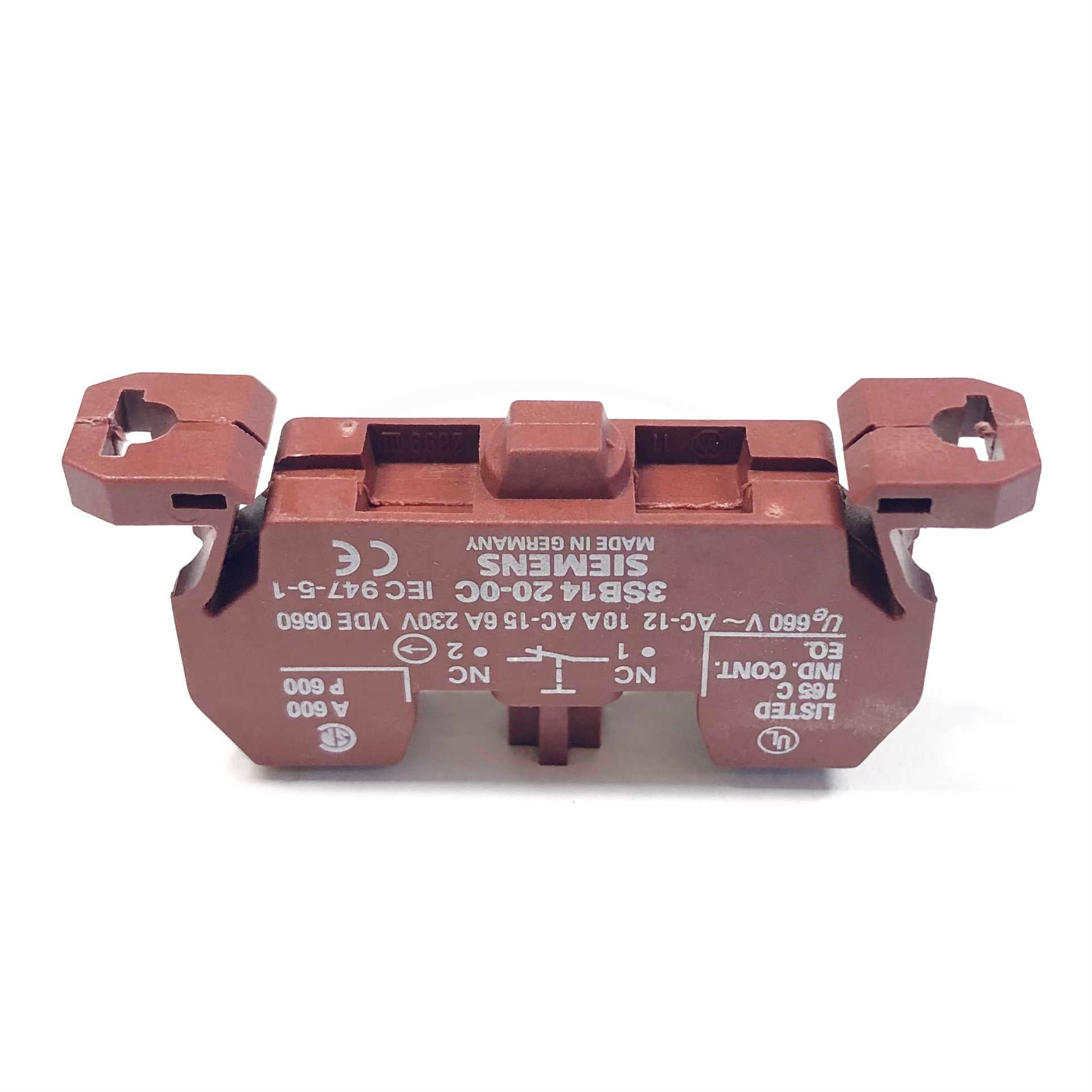3SB1420-0C Siemens Contact Block, 10A, 230V