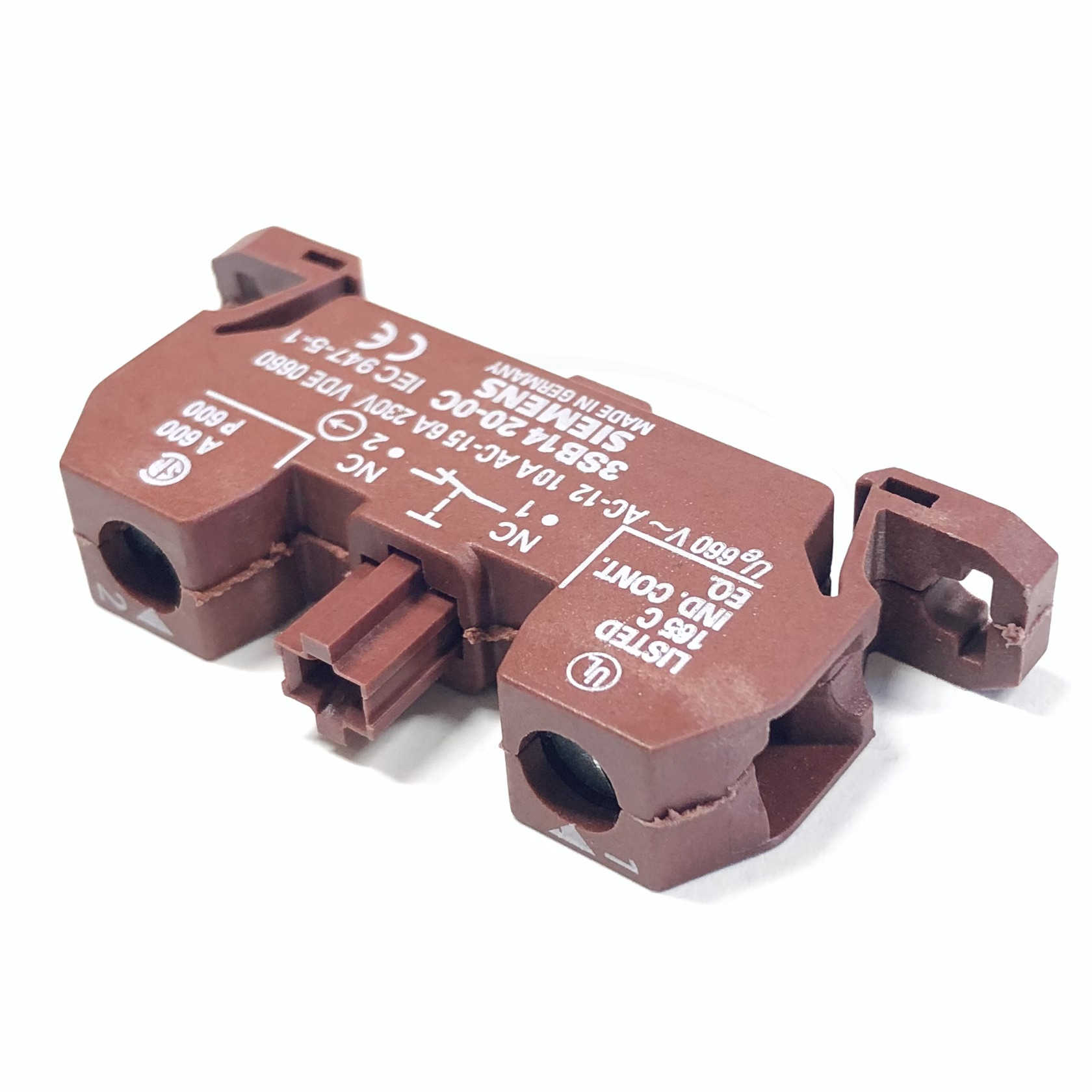 3SB1420-0C Siemens Contact Block, 10A, 230V - 0