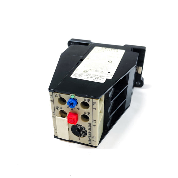 3UA5900-1A Siemens Overload Relay, Setting Range: