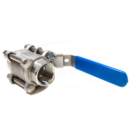 ZFP051A0170400 1" NPT 316 Stainless Steel Ball Valve, 1000WOG