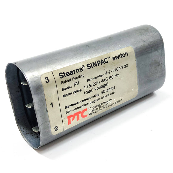 4-7-11040-02 Stearns PV Series SINPAC Switch