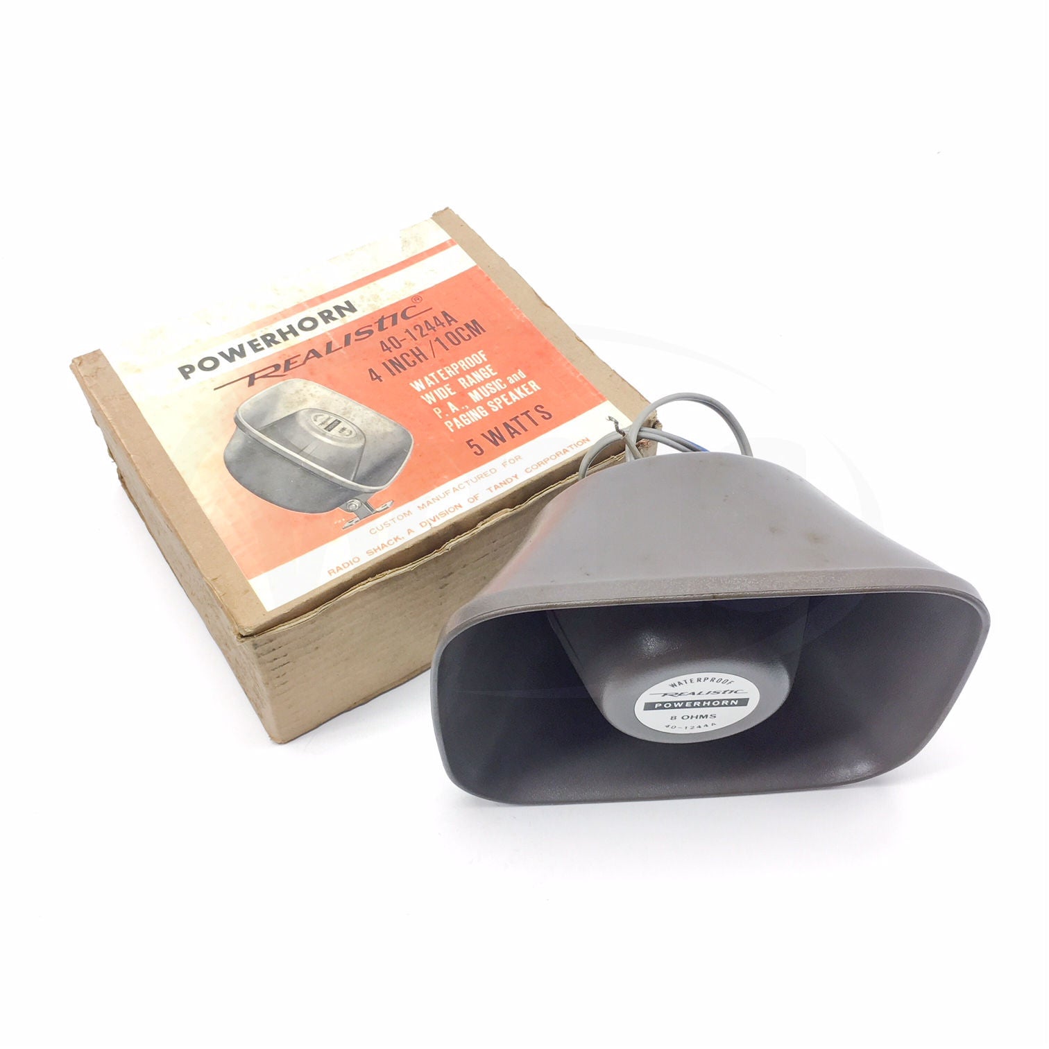40-1244A Realistic Powerhorn 4" Waterproof Speaker - 0