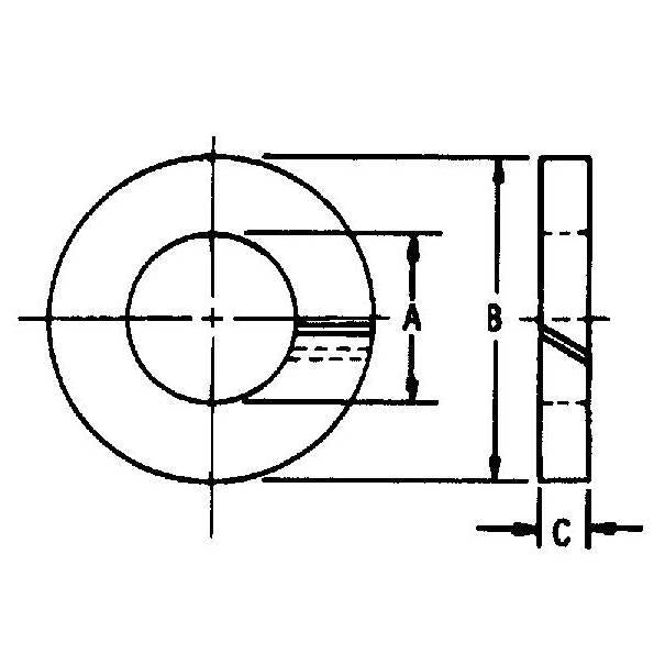 John Deere 4004125 Back Up Ring - 0