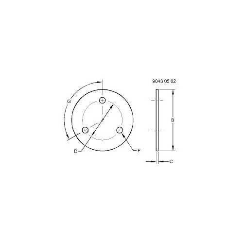 John Deere 4012817 Washer Retainer