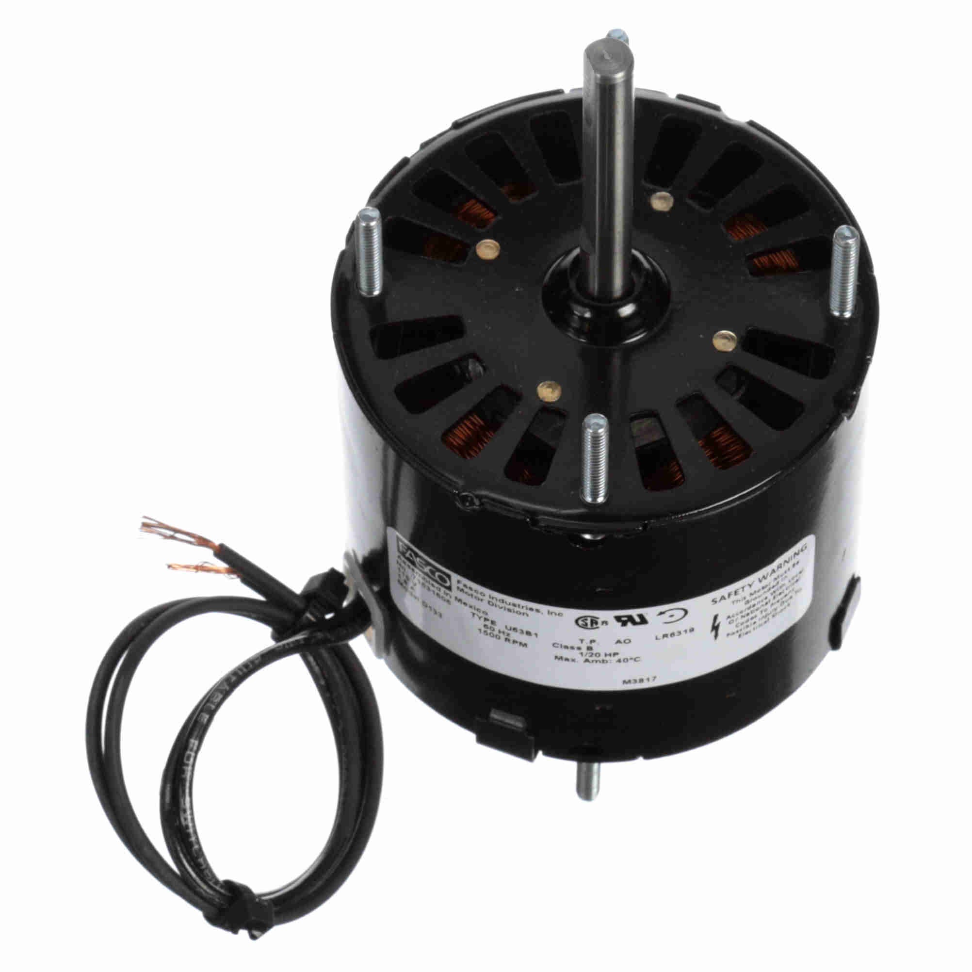40133 Packard 1/20HP Fan & Blower Electric Motor, 1500 RPM - 0