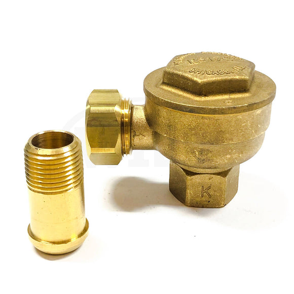 401536 ITT Hoffman Specialty Bear Trap, 17C-2, 1/2" Angle Thermostatic Trap