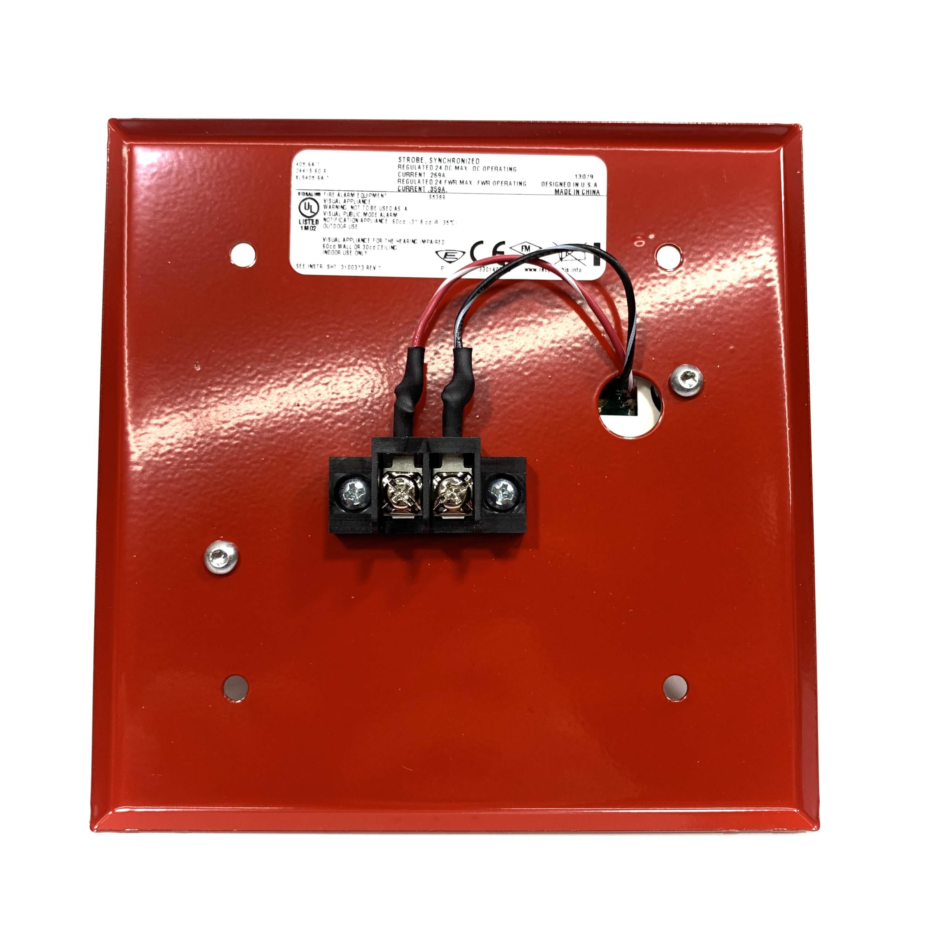 405-6A-T Edwards Strobe Red