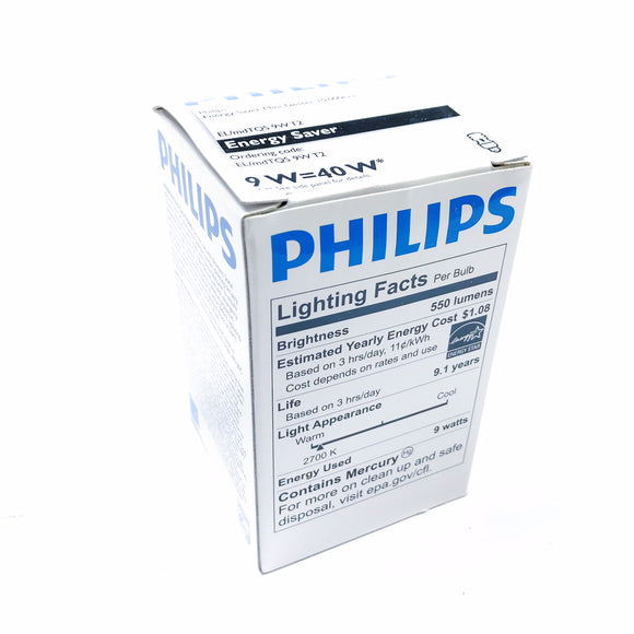 41398-8 Philips 9W White Fluorescent Light Bulb