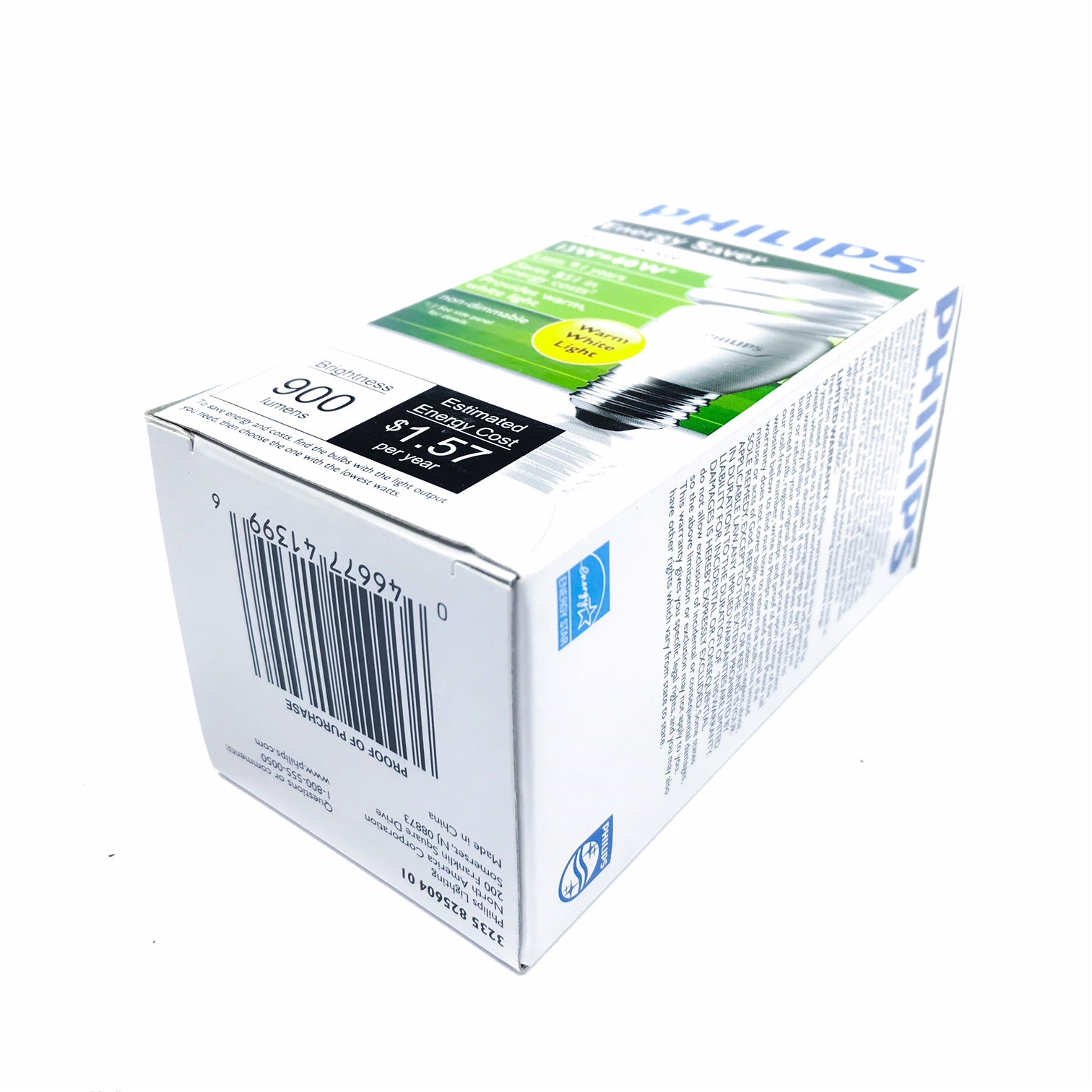 41399-6 Philips 13W White Fluorescent Light Bulb - 0