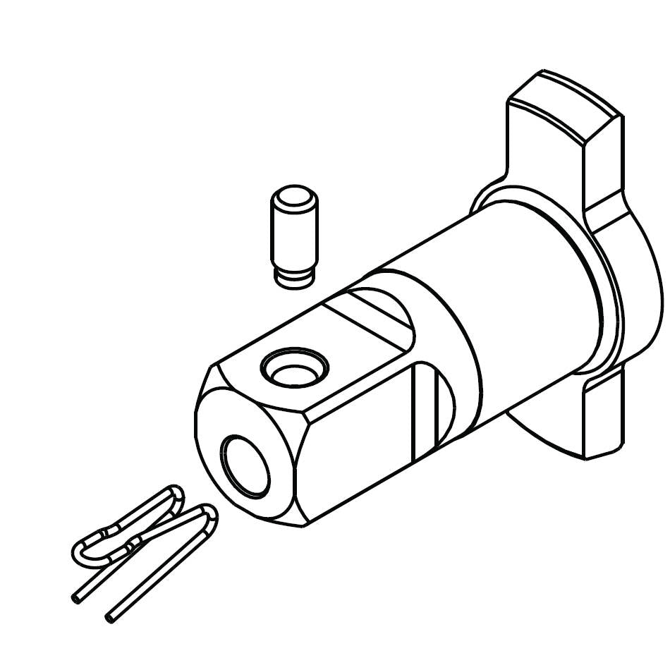 42-06-0040 Milwaukee 1/2" Square Anvil Assembly - 0