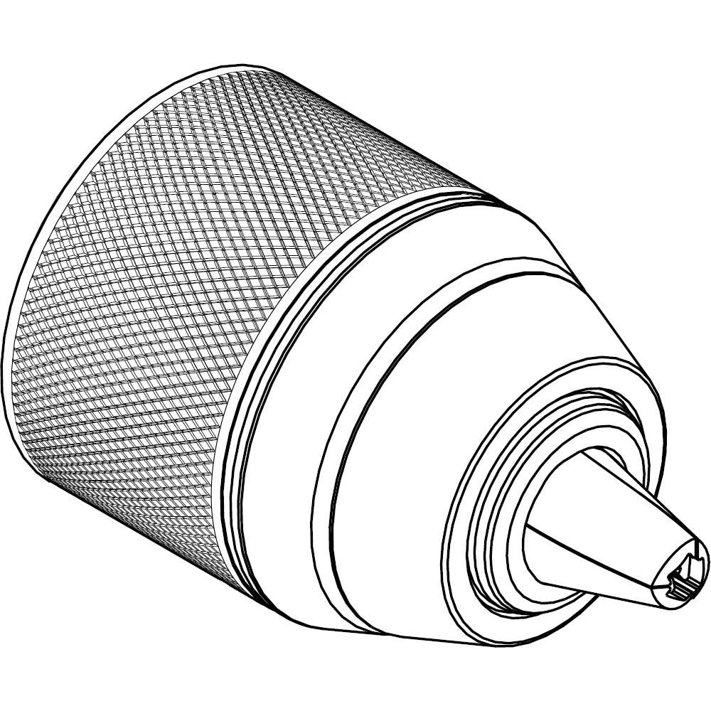 42-66-1006 Milwaukee 1/2" Keyless Chuck, Steel HT