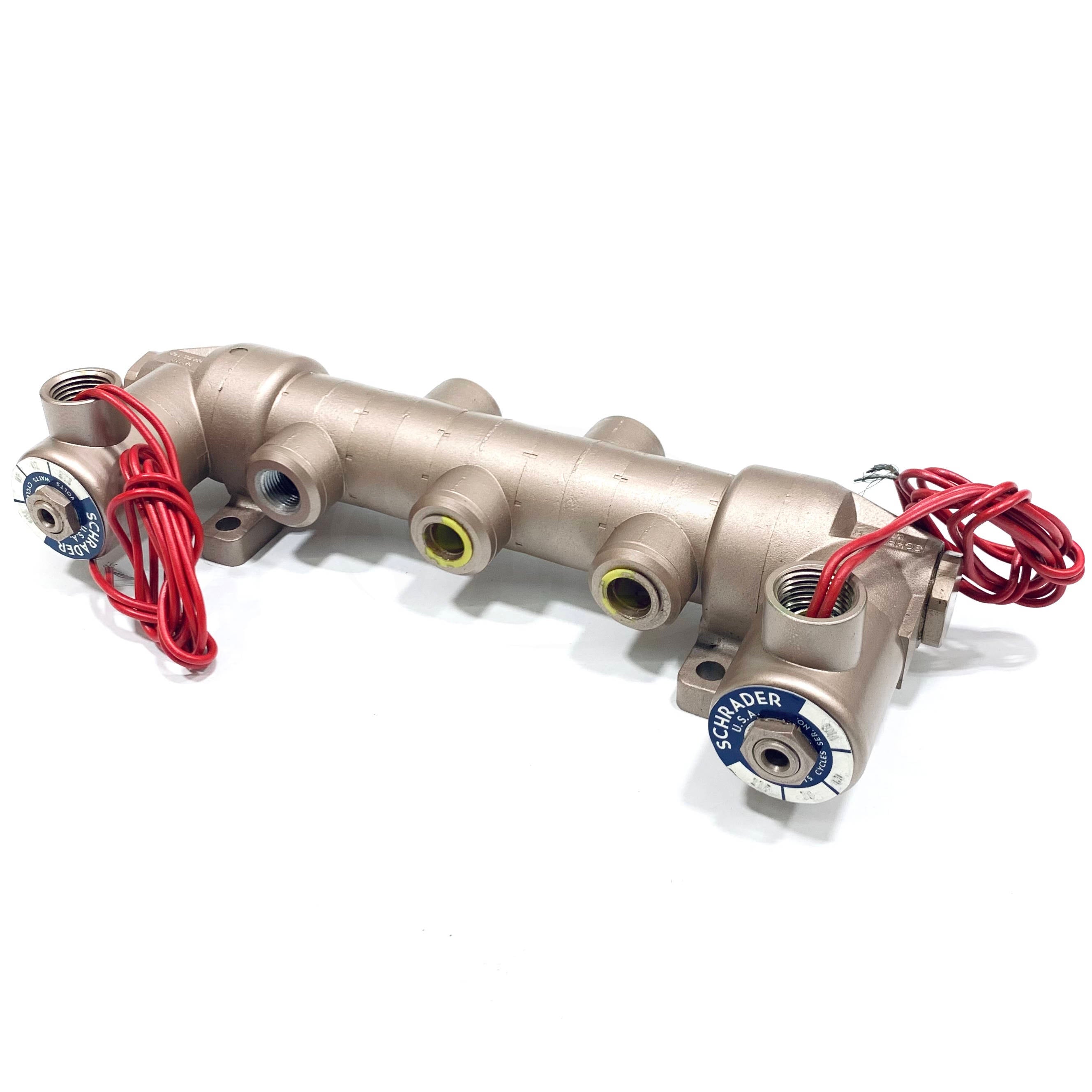 43100-1115 Shrader 4-Way Solenoid Valve, 3/8" N.P.T, 115V, 10W, 60 Cycle
