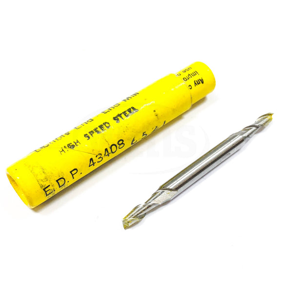 43408 Morse Center Cutting End Mill, 9/64"