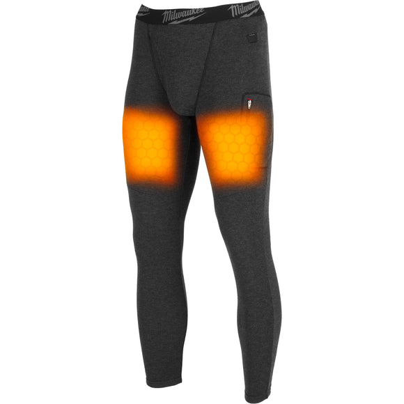 M600B-213X Milwuakee Heated Merino Wool Baselayer Pants, 3XL, Black