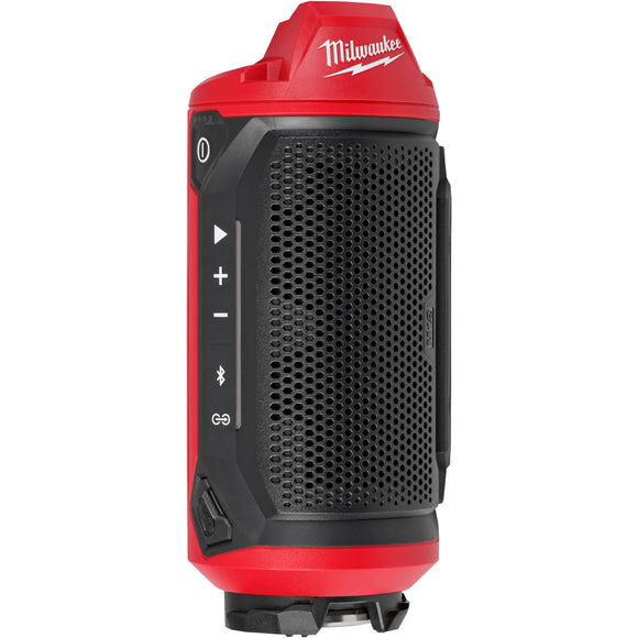 2955-20 Milwaukee M12 Bluetooth Jobsite Speaker w/ PACKOUT Compatibility