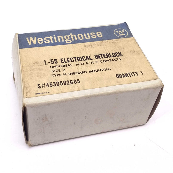 453D502G05 Westinghouse Electrical Interlock