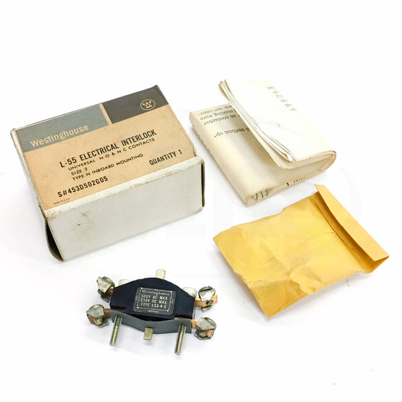 453D502G05 Westinghouse Electrical Interlock