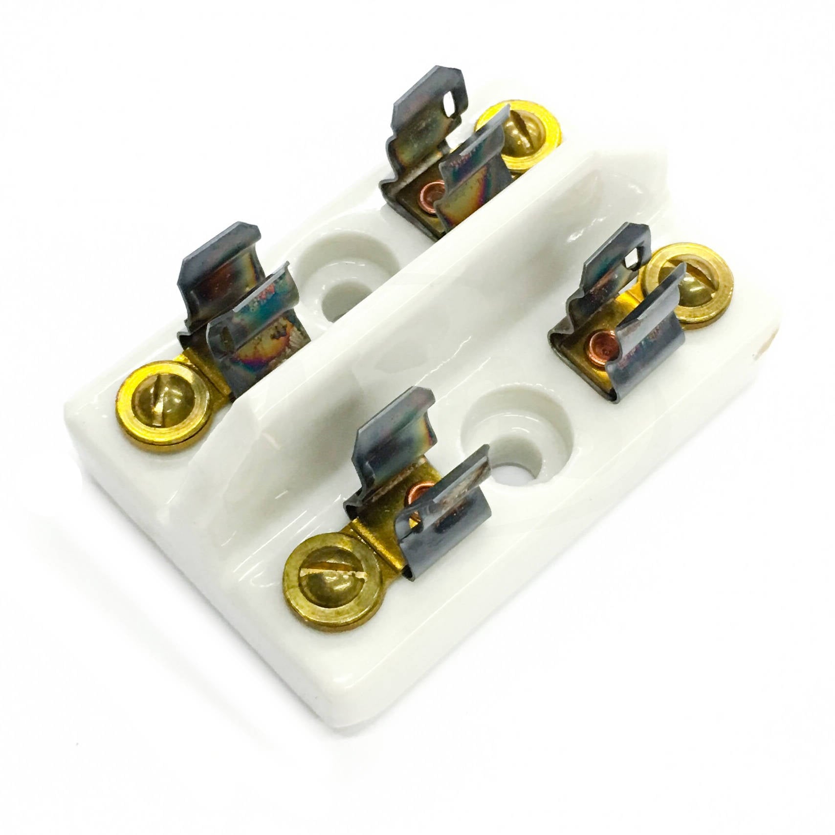 Buss 4575 Double Porcelain Fuse Block