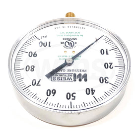 45CTSLF-100-4L-PO Weiss Instruments Pressure Gauge 100 PSI 1/4" NPT LM