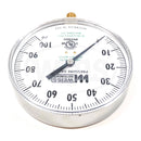 45CTSLF-100-4L-PO Weiss Instruments Pressure Gauge 100 PSI 1/4" NPT LM-4