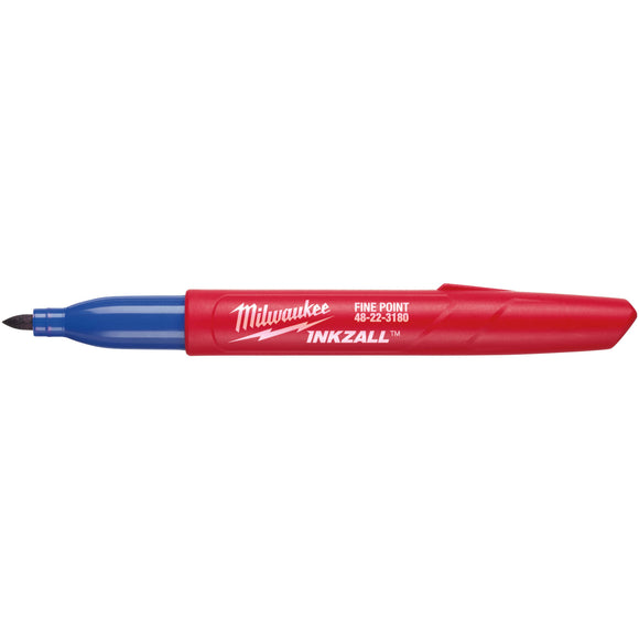48-22-3180 Milwaukee INKZALL Blue Fine Point Marker