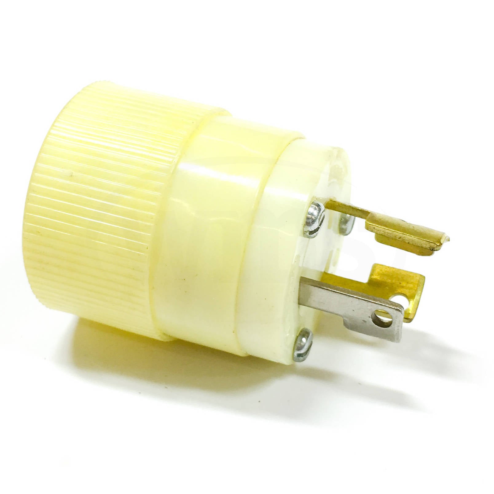 4721-N Bryant White Nylon Plug, 2-Pole, 3-Wire