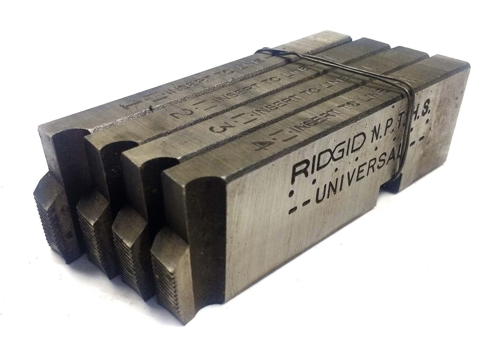 RIDGID 47755 1/8"-27 Universal NPT H.S. Threading Dies