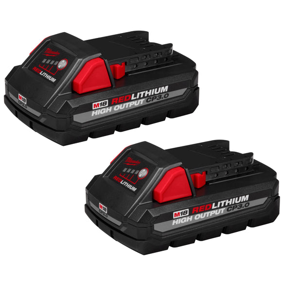 48-11-1837 Milwaukee M18 REDLITHIUM CP3.0 Battery 2-Pack