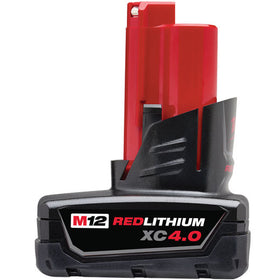 48-11-2440 Milwaukee M12 Redlithium 4.0 Ah XC Battery