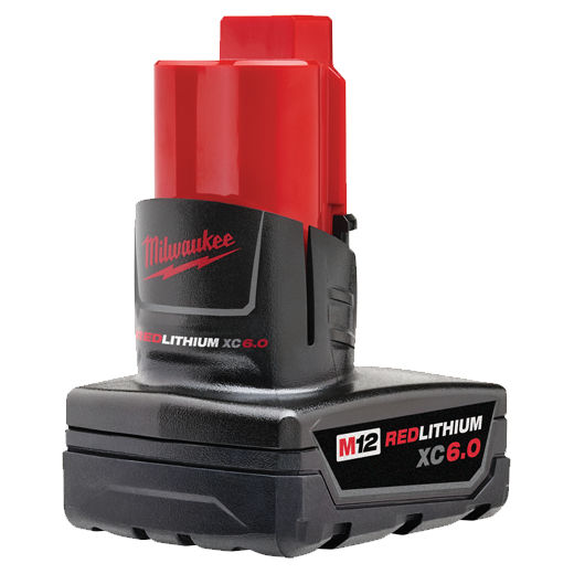 48-11-2460 Milwaukee M12 Redlithium XC6.0 EC Battery