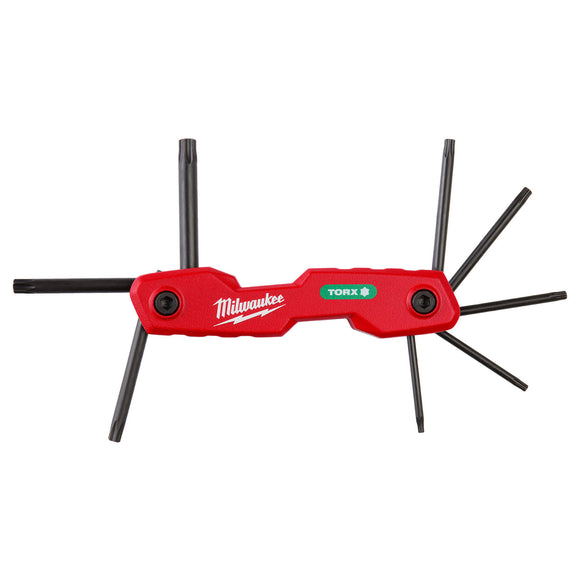 48-22-2184 Milwaukee 8-Key Folding Hex Key Set - Torx