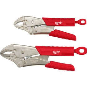 48-22-3402 Milwaukee 2-Piece 7" & 10" TORQUE LOCK Curved Jaw Locking Pliers Set
