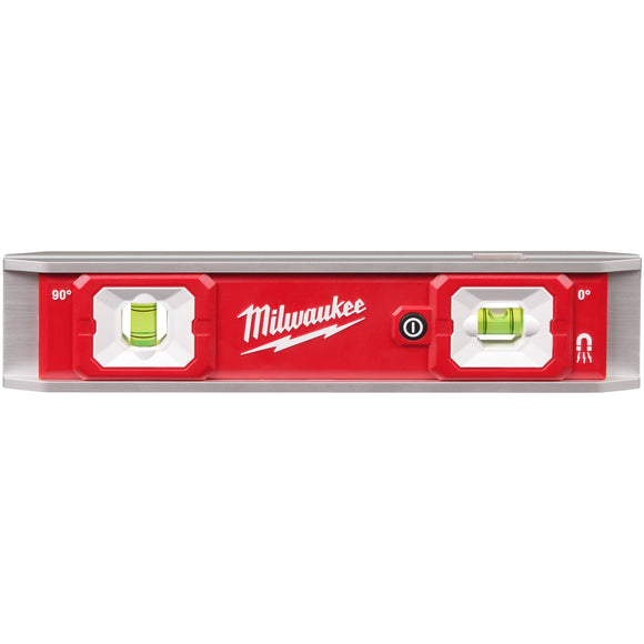 48-22-5105 Milwaukee 9" Torpedo Level with Lighted Vials