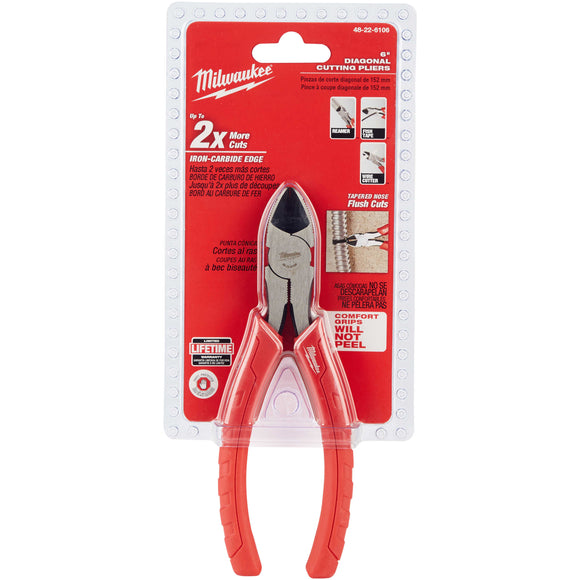 48-22-6106 Milwaukee GEN II 6" Diagonal Cutting Pliers